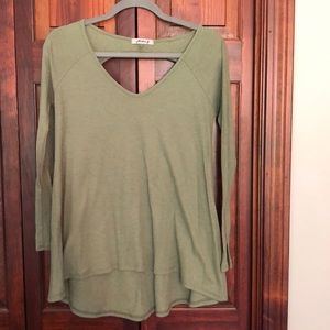 Forest green small long sleeve shirt. Size small.
